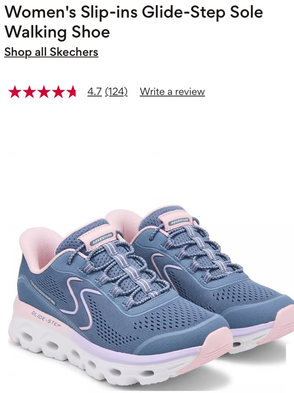 Skechers Adventure Women's Teal Lace-Style Slip-On Sneakers